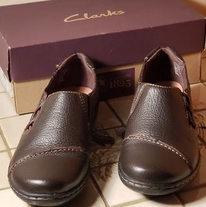 Clarks Eviana Mix Brown Loafer shoe👞